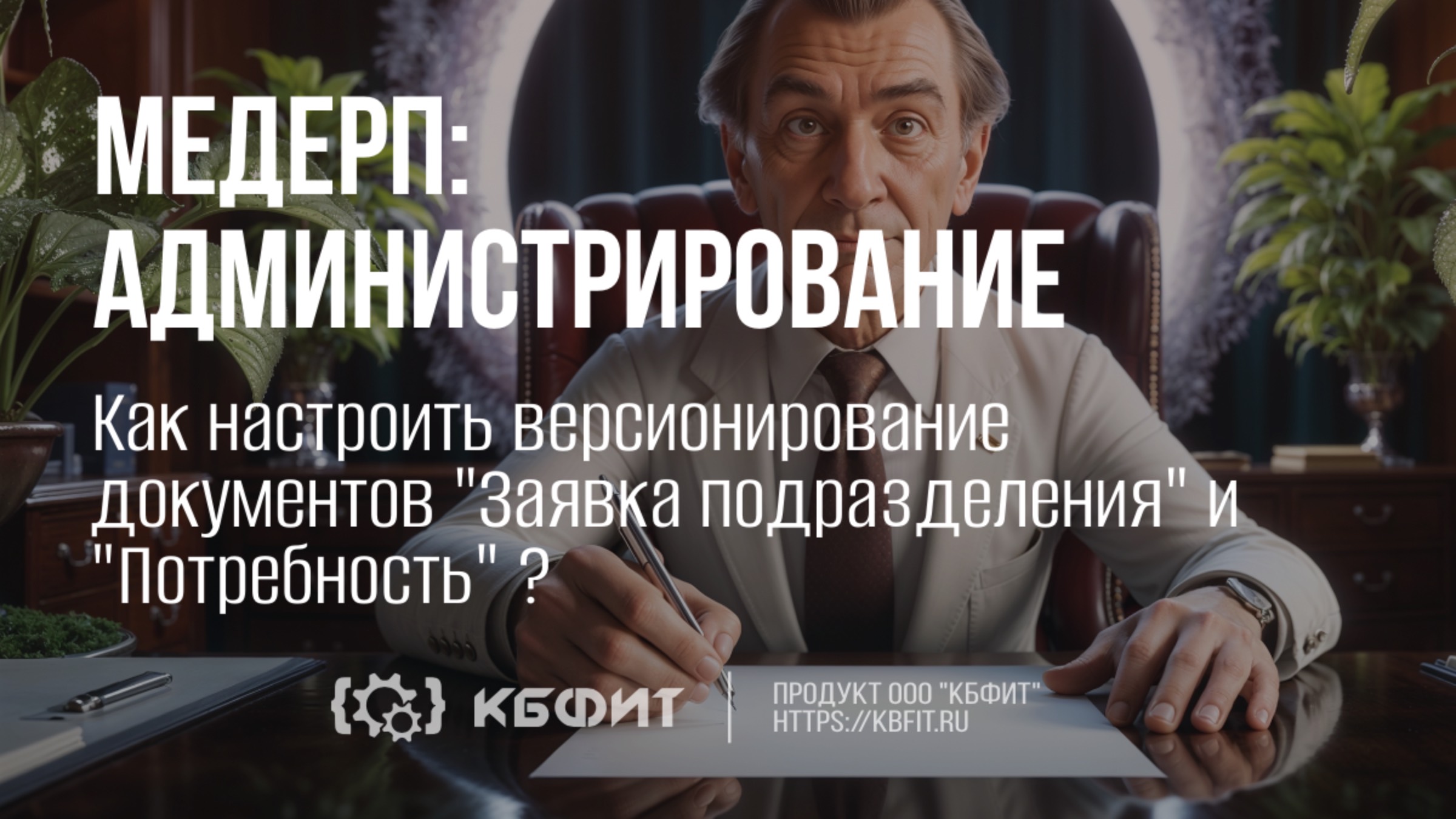 КБФИТ: МЕДЕРП. Как настроить версионирование документов "Заявка подразделения" и "Потребность"?