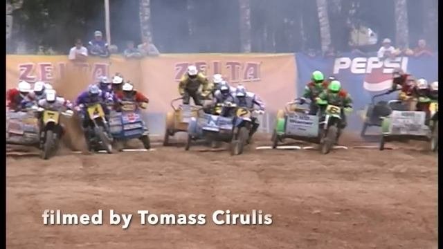 Sidecar Motocross Racing World Championship Latvia GP-1 2000 Ķegums