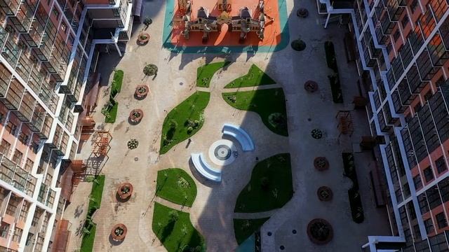 Ландшафтный дизайн Краснодар ЖК Рекорд