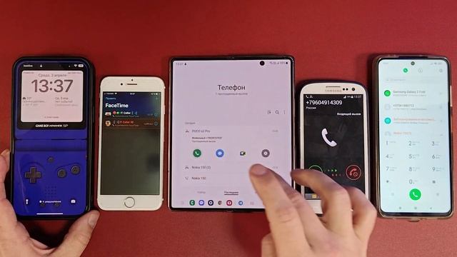 TWO APPLE TO TWO SAMSUNG TO ONE XIAOMI INCOMING CALL IPHONE 15 PRO MAX GALAXY Z FOLD POCO X3 PRO смотреть онлайн