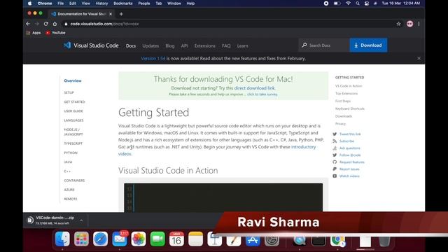 How to install visual studio code on mac m1 2021 | VS code for mac big sure | JavaScript Centric смотреть онлайн