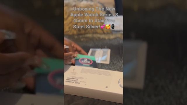 Unboxing The New Apple Watch Series 8 45mm In Stainless Steel Silver!⌚️#applewatchseries8