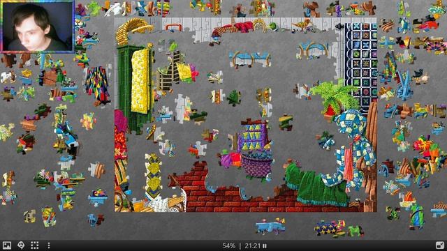 Собираю грязные пазлы! Puzzles! 300 Элементов! Собираем без подложки! Шерстяной пазл №9