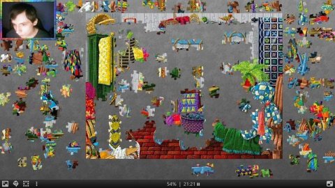 Собираю грязные пазлы! Puzzles! 300 Элементов! Собираем без подложки! Шерстяной пазл №9