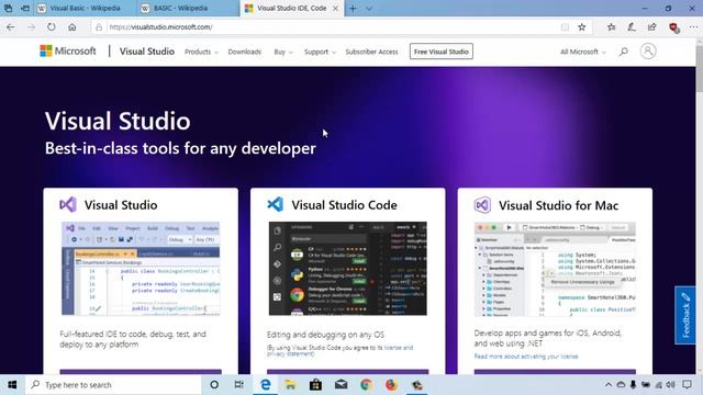 Visual Basic Programming - Install Visual Studio 2019 Community Edition