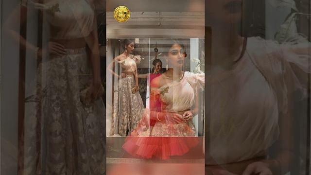 Simple Crop Top Lehenga Ideas For Girls, New Croptop Lehenga Designs for this season