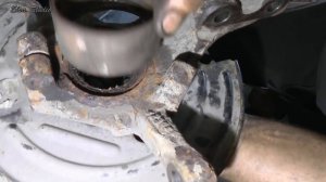 Замена подшипника передней ступицы Renault Kangoo