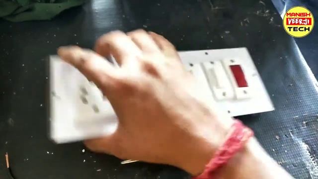 5 Switch 1 Socket 1 Indicator Connection | electric board fitting | board fitting | board wiring | смотреть онлайн