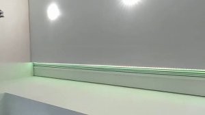 LED RGB подсветка шторы в детской
