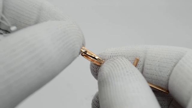 Ювелирное украшение Серьги Золотой крест смотреть онлайн