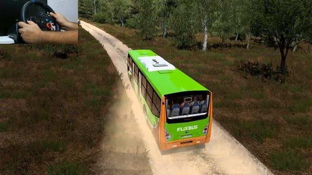 Worlds Most Narrow & Toughest Road | Logitech G29 Wheel | Flix Bus Driving | Ultra HD Graphics Game смотреть онлайн