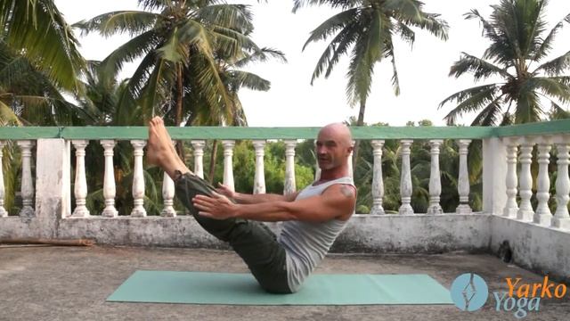 Йога для начинающих. Позы йоги. Навасана, Шалабхасана.Ярослав Лукашевич смотреть онлайн