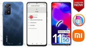 How to Turn on or off GPS on Xiaomi Redmi Note 11 Pro Android 11