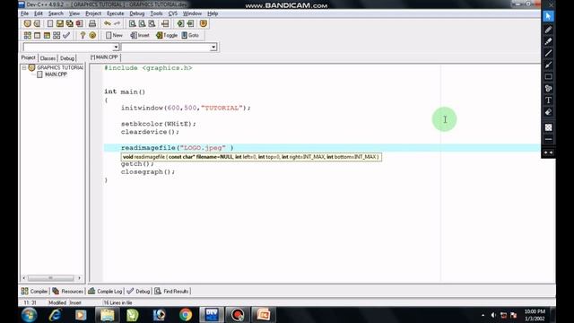 Part 10 | How to insert image in C++ | Graphics in C++ смотреть онлайн
