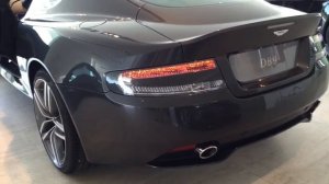 Aston Martin DB9 review, cold start, sound
