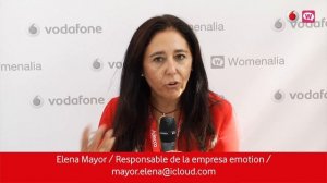 Elena Mayor, Responsable de la empresa emotion