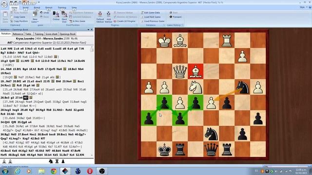 Análisis de Krysa - Mareco por la tercer ronda del Campeonato argentino de ajedrez смотреть онлайн