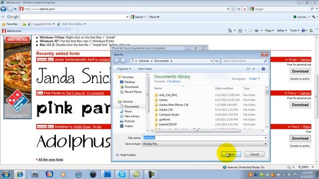 Crux's Tuts- How to download and install Fonts