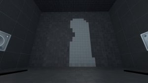 Bad Apple but it's a Portal 2 test chamber