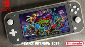 Teenage Mutant Ninja Turtles: Mutants Unleashed Nintendo Switch Lite Gameplay