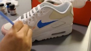 Mac Miller Custom Air Maxs! Swimming album customs, First Video on my channel!