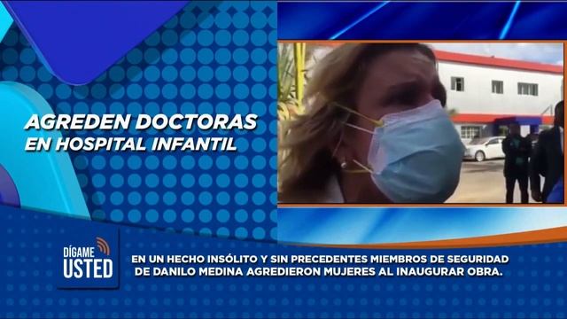 Seguridad de Danilo Medina agrede damas del voluntariado de Hospital Infantil de Santiago смотреть онлайн