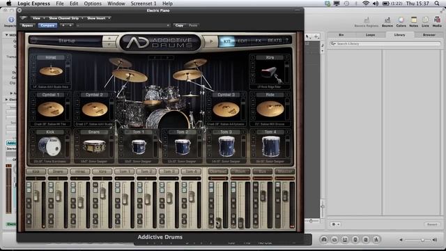 Addictive Drums Tutorial On Logic Pro/ Express смотреть онлайн