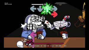 Fnf pasta night with but it's indie cross