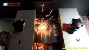 1mm stainless steel nampleplate cut by JPT 100w E M7 mopa laser engraving marking machine-OV LASER