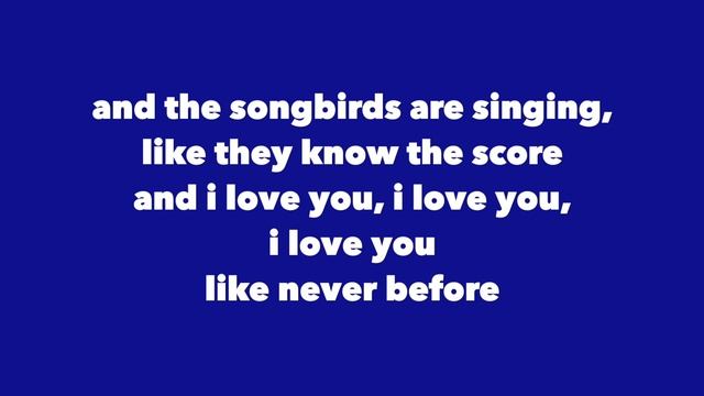 fleetwood mac - songbird (lyrics)