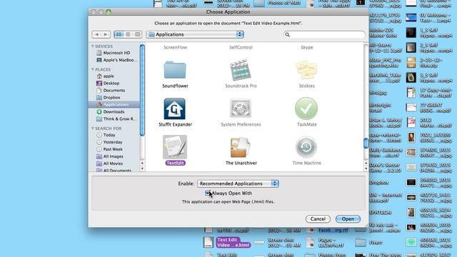 How to Open HTML Files on Mac with TextEdit смотреть онлайн