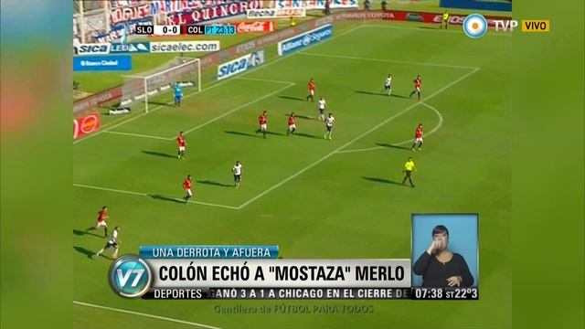Visión 7 - Colón echó a "Mostaza" Merlo смотреть онлайн