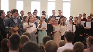 На всех континентах народы земли! Пение Молодёжь г. Санкт-Петербург