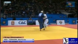 Marhinde Verkerk (NED) - Ana Velensek (SLO) [-78kg]