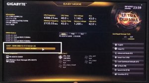 XMP RAM Settings Gigabyte Z390 Gaming SL Motherboard