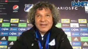 Rueda de Prensa Millonarios - Previo Patriotas - Juan Pablo Vargas y Alberto Gamero