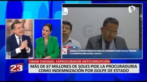 Omar Chehade: "Embargo de bienes de Castillo y Torres es para asegurar el pago de reparación civil"