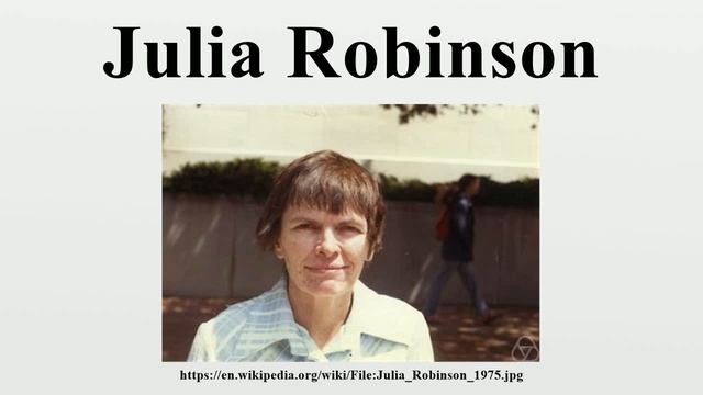 Julia Robinson смотреть онлайн