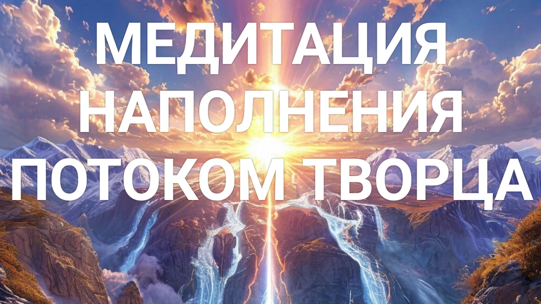 МЕДИТАЦИЯ НАПОЛНЕНИЯ ПОТОКОМ ТВОРЦА - Вячеслав Фёдоров