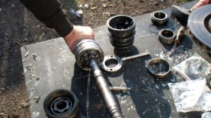 Замена ступичных подшипников и гранат привода.