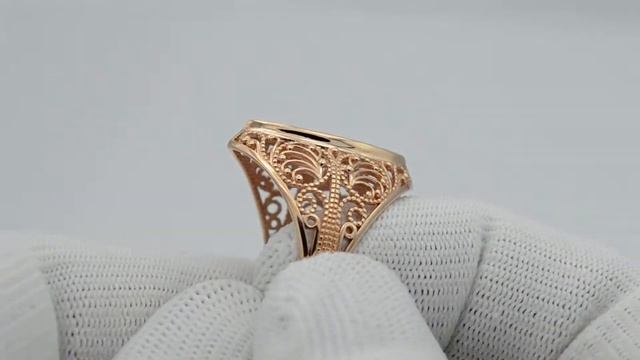 Женское кольцо 01-10050-0382 (Au 585) - Золотой Запасъ смотреть онлайн