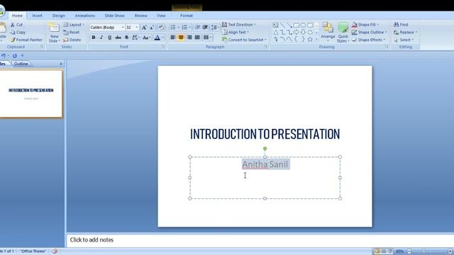 Microsoft PowerPoint   Presentation-Part 1
