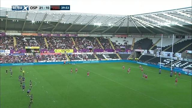 Ospreys 62 v 13 Edinburgh - 21/09/2014 смотреть онлайн
