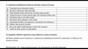 11.Sınıf Edebiyat 2.Dönem 2.Yazılı - Klasik #edebiyat #seçmeli #11sınıf #yazilivideolar