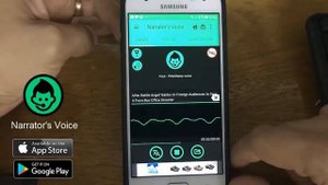 Narrator's Voice APP