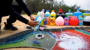 Как сделать радужное тату с помощью Orbeez, Mirinda, Fanta, Coca Cola вместо Mentos