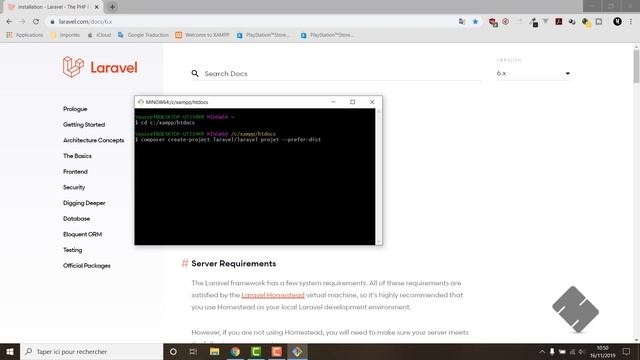 #2 [Arabic] How to Install Laravel 6 on Windows 10 using XAMPP & Composer The Easy Way