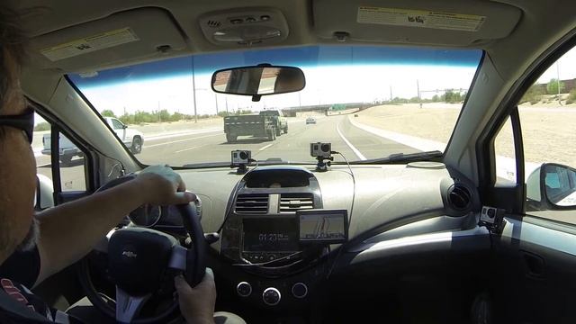 Robert plans Daily Activity with Luis on drive to Chandler from Mesa, Arizona, GOPR1364