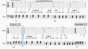 Wham! - " Last Christmas " Guitar Tabs Sheet Music