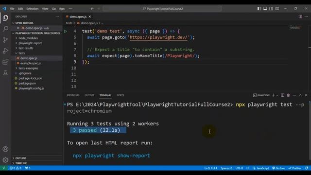 Playwright #20 Run Playwright Test on Different Browsers | Chromium | WebKit